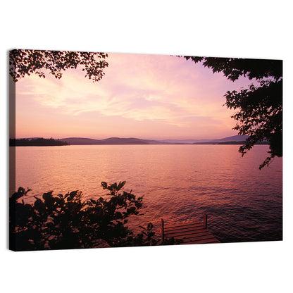 Lake Winnipesaukee Sunset Wall Art