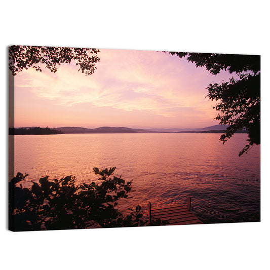 Lake Winnipesaukee Sunset Wall Art