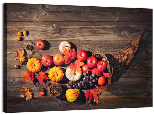 Thankgiving Fruit Concept Wall Art