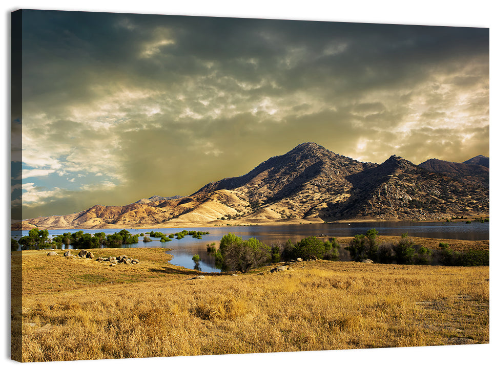 Lake Kaweah at Golden Hour Wall Art
