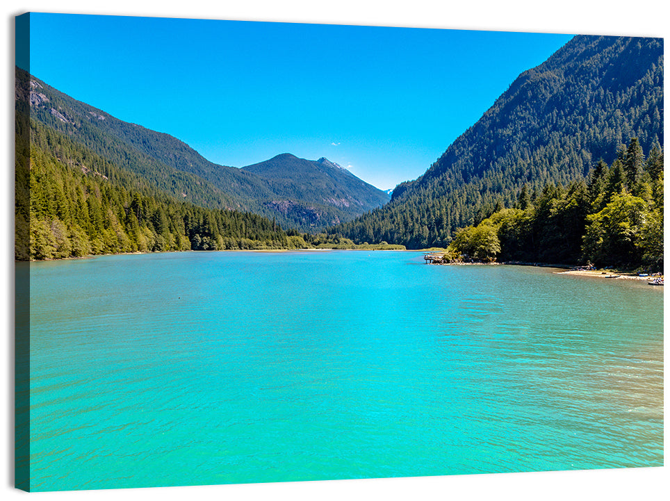 Diablo Lake Turquoise View Wall Art