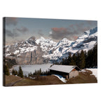 Oeschinensee Winter Landscape Wall Art