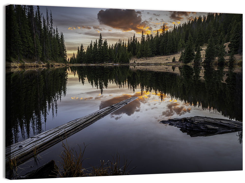 Lake Irene Sunset Wall Art, canvas print, landscape