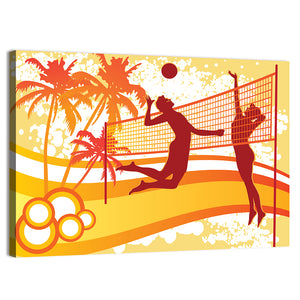 Beach Volleyball Wall Art