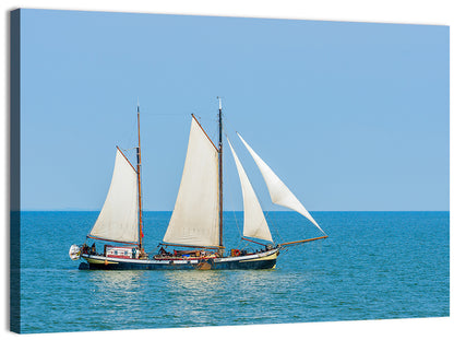 Sailing on Lake Ijssel Wall Art