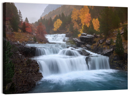 Huesca Cascading Waterfalls Wall Art
