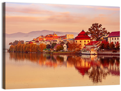 Svět Pond, Trebon Sunrise Wall Art