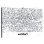 London River Map Wall Art
