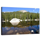 Colorado Forest Lake Reflection Wall Art