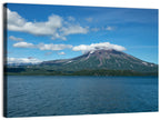 Ilyinsky Volcano Over Kuril Lake Wall Art