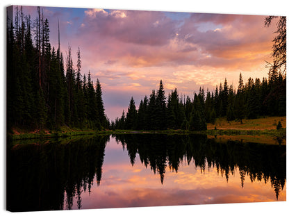 Lake Irene Sunset Reflection Wall Art