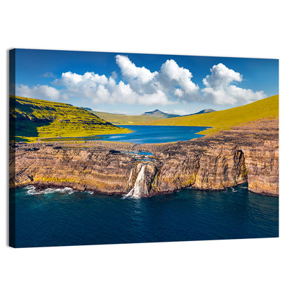 Mulafossur Waterfall Gasadalur Wall Art