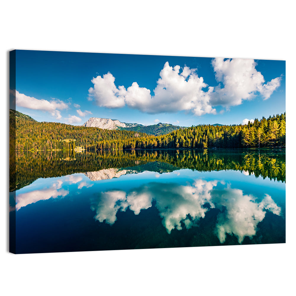 Crno Jezero Lake Wall Art, canvas print, landscape
