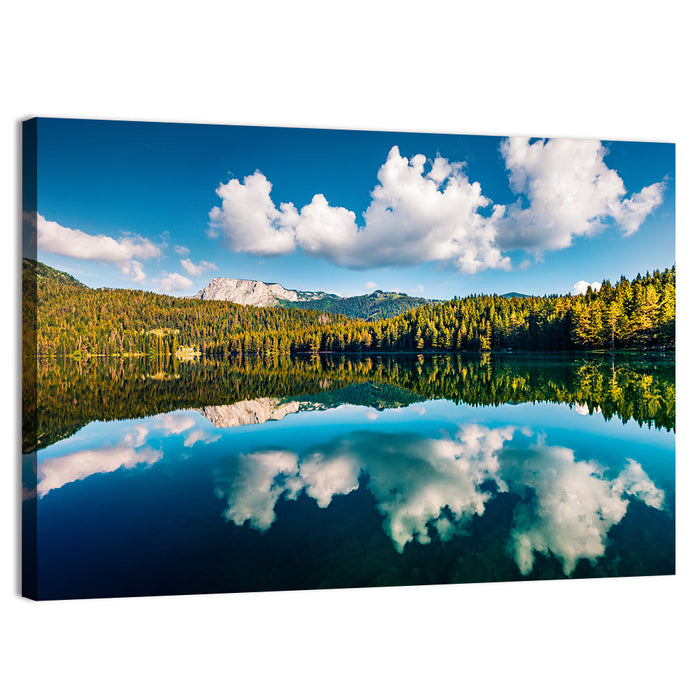 Crno Jezero Lake Wall Art as a canvas print