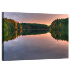 Estonian Lake at Golden Hour Wall Art