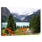 Lake Louise Poppies Wall Art