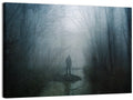 Foggy Forest Pathway Wall Art