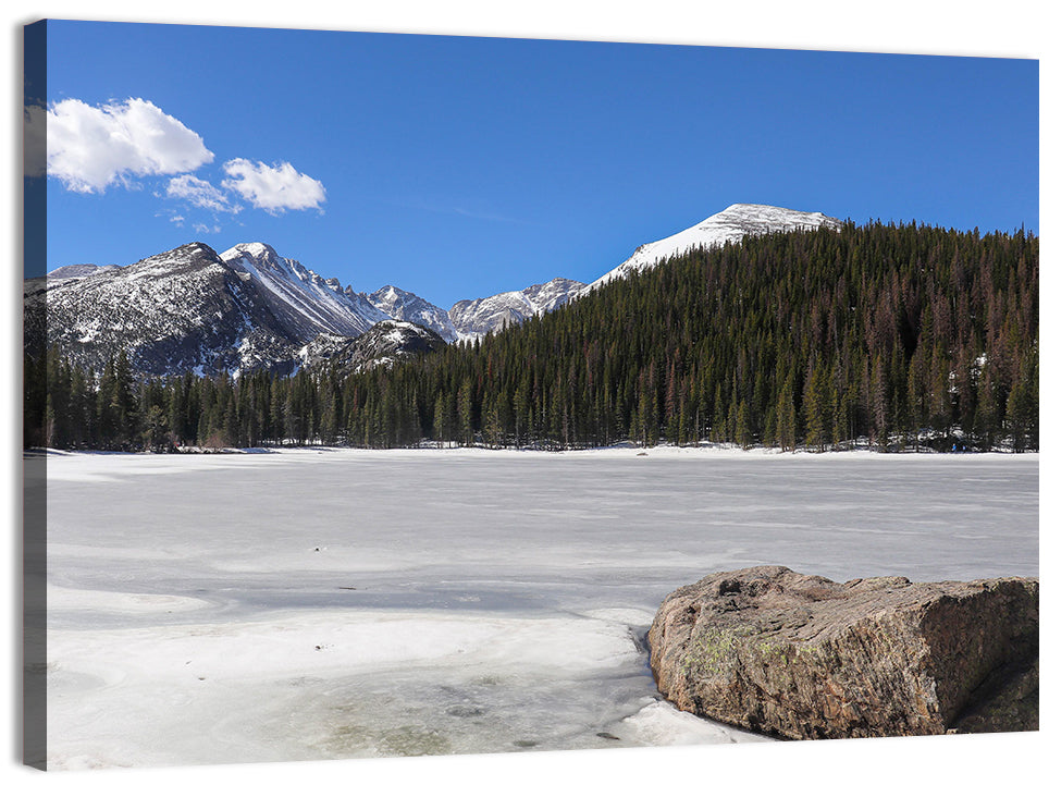 Bear Lake Winter View Wall Art