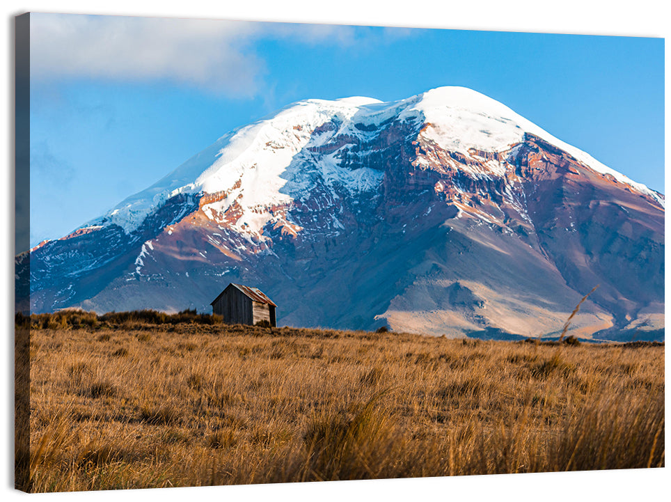 Chimborazo Rustic Mountain Landscape Wall Art