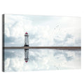 Wales Seashore Lighthouse Wall Art