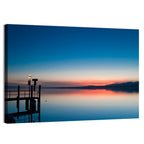 Lake Geneva Sunrise Pier Wall Art