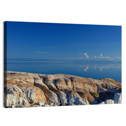 Shekelmes Tract Cliff Over Lake Wall Art