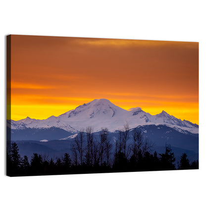 Sunrise Over Mount Baker Wall Art