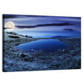 Mountain Lake at Night Wall Art