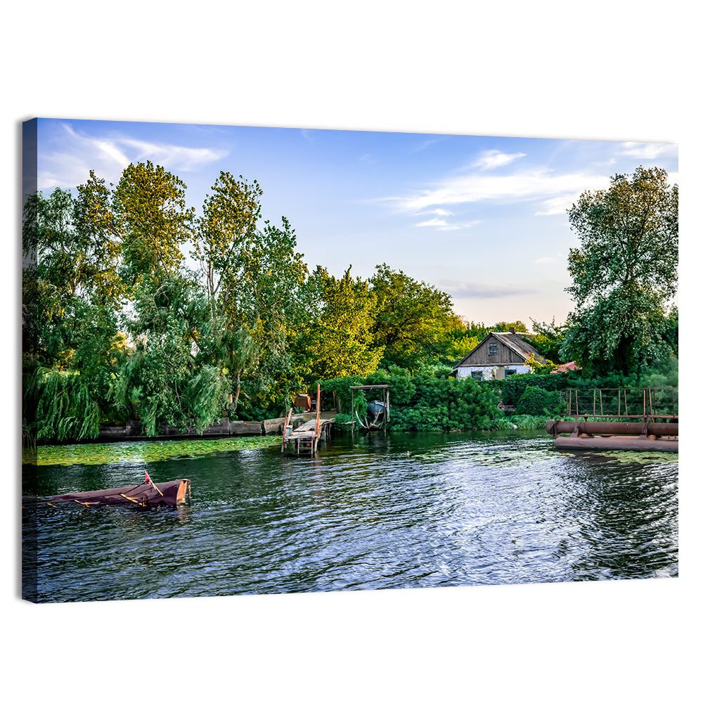 Konka River Golden Hour Wall Art