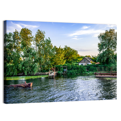 Konka River Golden Hour Wall Art