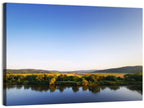 Peaceful River Sunset Wall Art