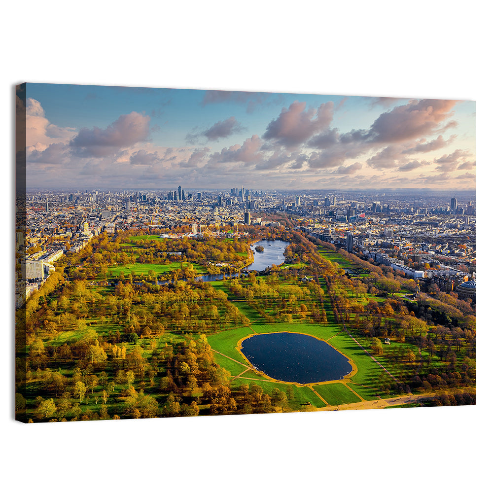 Hyde Park Aerial View Wall Art