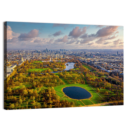 Hyde Park Aerial View Wall Art