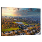 Cloudy Hyde Park Aerial Wall Art