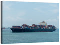 Harbor Container Ship at Sea Wall Art