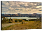 Akaroa Lake Gravel Path View Wall Art