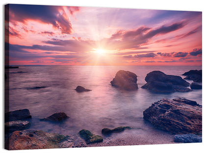 Ethereal Sea Sunrise Wall Art