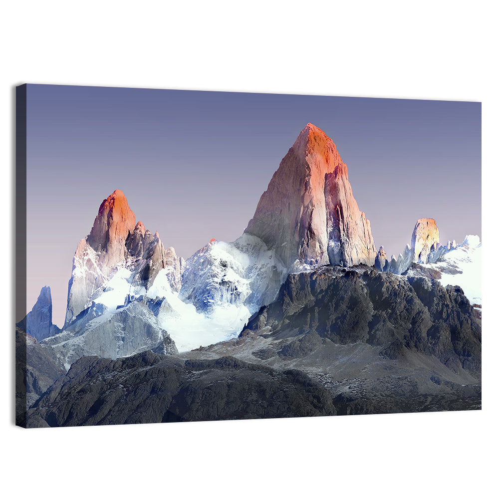 Mount Fitz Roy Wall Art, canvas print, landscape