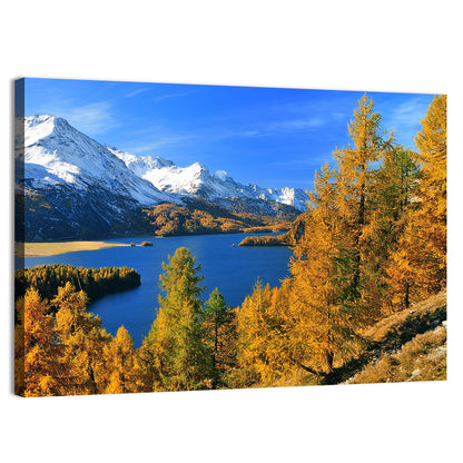 Silsersee Autumn Vista Wall Art