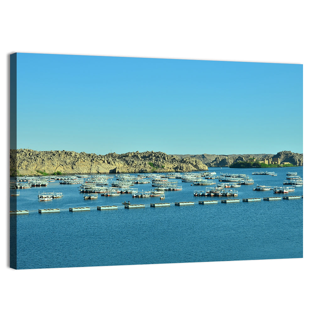 Philae Harbor, Lake Nasser Wall Art