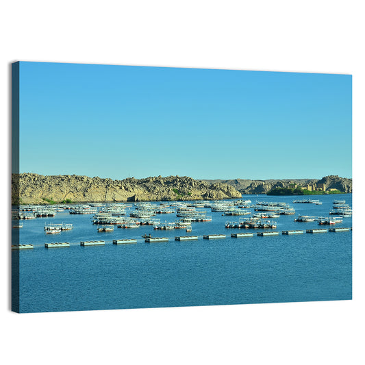 Philae Harbor, Lake Nasser Wall Art