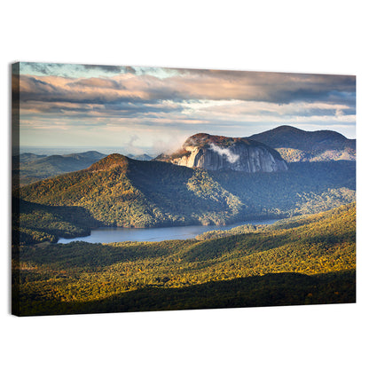 Table Rock Sunrise Over Looking Glass Rock Wall Art