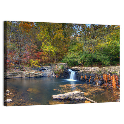 Freeman Mill Stone Dam Pond Wall Art