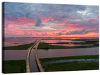 Mobile Bay Causeway at Dusk Wall Art