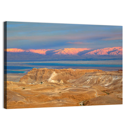 Masada Over the Dead Sea Wall Art