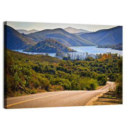 Lake Hodges Roadside Vista Wall Art