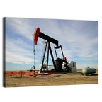 Pump Jack with Storage Tank Wall Art