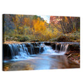 Autumn Stream at Zion Canyon Wall Art