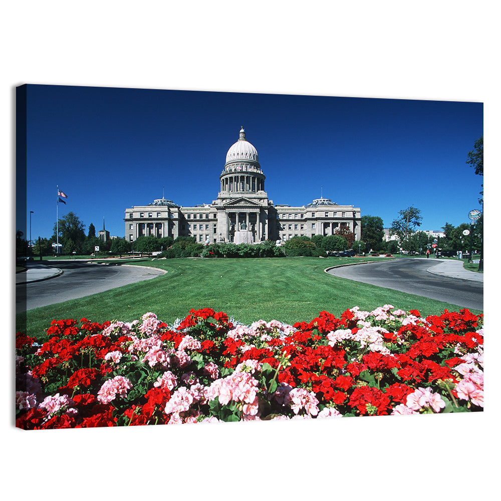 Idaho State Capitol, Boise Wall Art, canvas print, landscape