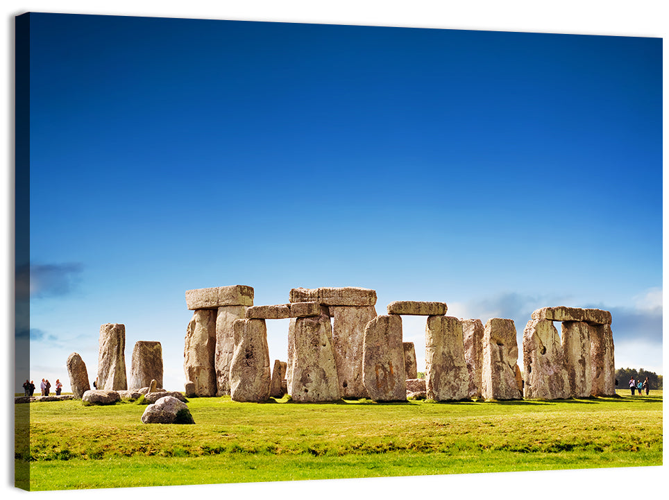 Stonehenge Under Blue Sky Wall Art